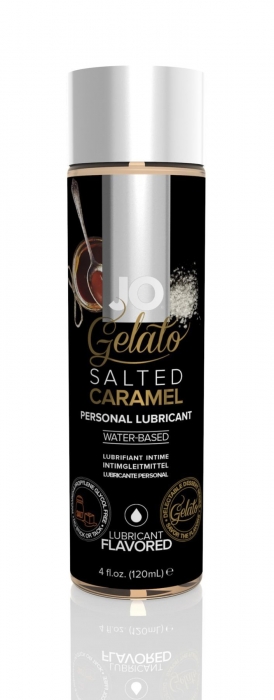 Змазка на водній основі JO GELATO Salted Caramel (120 мл) без цукру, парабенів та гліколю