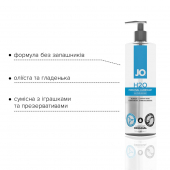 Змазка на водній основі JO H2O ORIGINAL (480 мл) оліїста і гладенька, рослинний гліцерин