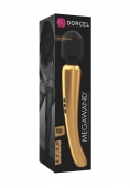 Потужний вібромасажер Dorcel Megawand Gold який перезаряджається, 160 режимів