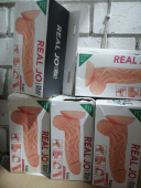 Фаллоимитатор с подвижной крайней плотью Real Body - Real JO (мятая упаковка!!!)