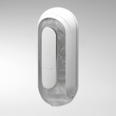 Вібромастурбатор Tenga Flip Zero Electronic Vibration White, змінна інтенсивність, розкладний