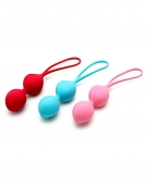 Вагінальні кульки Satisfyer V Balls (3 пари), діаметр 3,4 см, маса 79-114-150г, монолітні