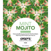 Распродажа!!! Пробник массажного масла EXSENS Mojito 3мл (срок 11.2023)