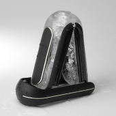 Вібромастурбатор Tenga Flip Zero Electronic Vibration Black, змінна інтенсивність, розкладний