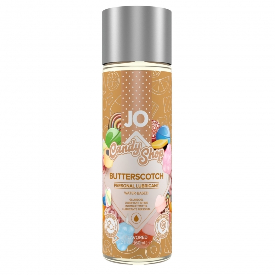 Лубрикант на водній основі JO H2O — Candy Shop — Butterscotch (60 мл) без цукру та парабенів