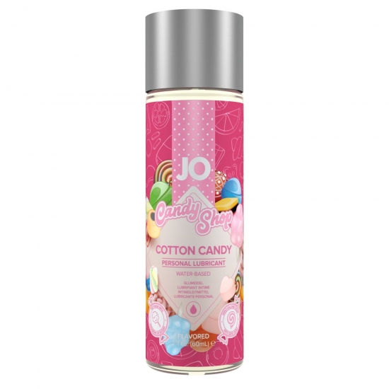 Лубрикант на водній основі JO H2O — Candy Shop — Cotton Candy (60 мл) без цукру та парабенів