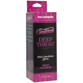 Спрей для мінету Doc Johnson GoodHead DeepThroat Spray - Sweet Strawberry 59 мл для глибокого мінету