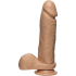 Фалоімітатор Doc Johnson The D - Perfect D - 8 Inch With Balls - FRIMSKYN, діаметр 5,1 см