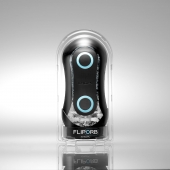 Мастурбатор Tenga Flip Orb Strong — Blue Rush, з можливістю зміни тиску та стимулювальними кульками