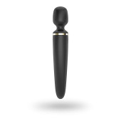 Вібромасажер Satisfyer Wand-er Woman (Black/Gold), водонепроникний, потужний, розмір XXL