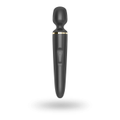 Вібромасажер Satisfyer Wand-er Woman (Black/Gold), водонепроникний, потужний, розмір XXL