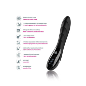 Вібратор з електростимуляцією Mystim Sizzling Simon eStim Black, міостімулятор