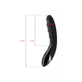Вібратор з електростимуляцією Mystim Sizzling Simon eStim Black, міостімулятор