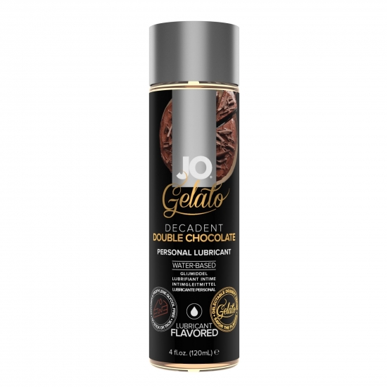 Змазка на водній основі JO GELATO Double Chocolate (120 мл) без цукру, парабенів та гліколю
