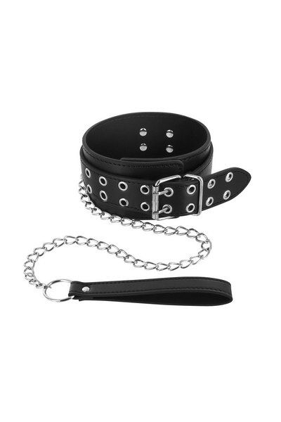 Нашийник з повідцем Fetish Tentation Eyalets and Leash