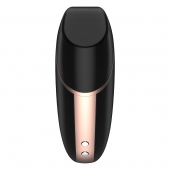 Вакуумний кліторальний стимулятор Satisfyer Love Triangle Black з керуванням через інтернет