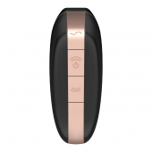 Вакуумний кліторальний стимулятор Satisfyer Love Triangle Black з керуванням через інтернет