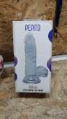 Прозрачный фаллоимитатор Alive Jelly Dildo Pepito (мятая упаковка!!!)