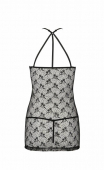 Напівпрозора сорочка Passion AZALIA CHEMISE S/M, black