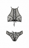 Еротичний комплект Passion AZALIA SET XXL/XXXL, black
