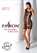 Відверта сукня-сітка Passion BS073 black