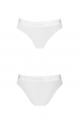 Трусики з прозорою вставкою Passion PS002 PANTIES L, white