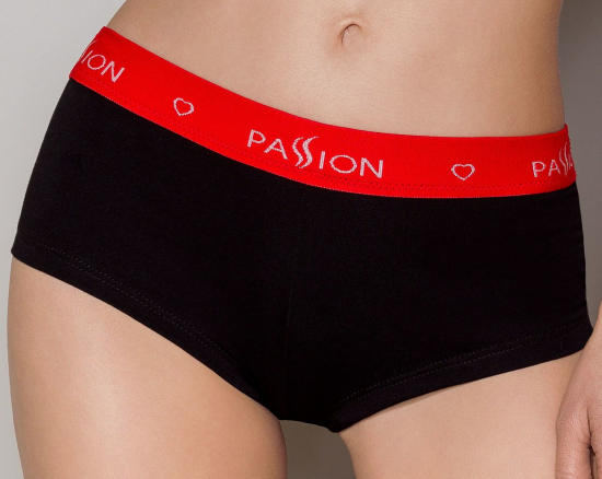 Трусики-шортики Passion PS003 PANTIES S, black