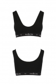 Спортивний топ з широкою гумкою Passion PS004 TOP L, black
