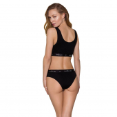Спортивний топ з широкою гумкою Passion PS004 TOP XL, black