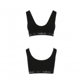 Спортивний топ з широкою гумкою Passion PS004 TOP XL, black