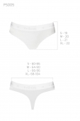 Трусики-бразиліана з бавовни Passion PS005 PANTIES L, white