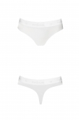Трусики-бразиліана з бавовни Passion PS005 PANTIES L, white