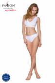 Трусики-бразиліана з бавовни Passion PS005 PANTIES M, white