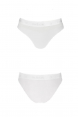 Трусики з прозорою вставкою Passion PS006 PANTIES XL, white