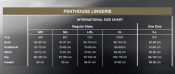 Бебі-дол з ажурним бралетом та високим розрізом Penthouse - Sweet Beast White M/L