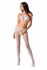 Відкритий бодістокінг Passion BS080 white