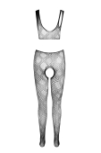 Еротичний бодістокінг з малюнком Passion BS085 black