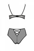 Еротичний комплект з малюнком Passion LOVELIA BIKINI XXL/XXXL, black