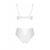 Еротичний комплект з малюнком Passion LOVELIA BIKINI S/M, white