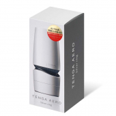 Мастурбатор Tenga - Aero Masturbator Silver, інноваційна технологія всмоктування
