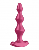 Анальний стимулятор-намистини з двома моторами Satisfyer Lolli-Plug 1 Berry
