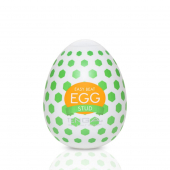 Мастурбатор-яйце Tenga Egg Stud із шестикутними виступами