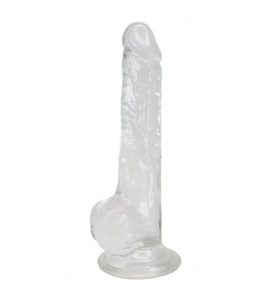 Прозрачный фаллоимитатор Alive Jelly Dildo Lusty (мятая упаковка!!!)