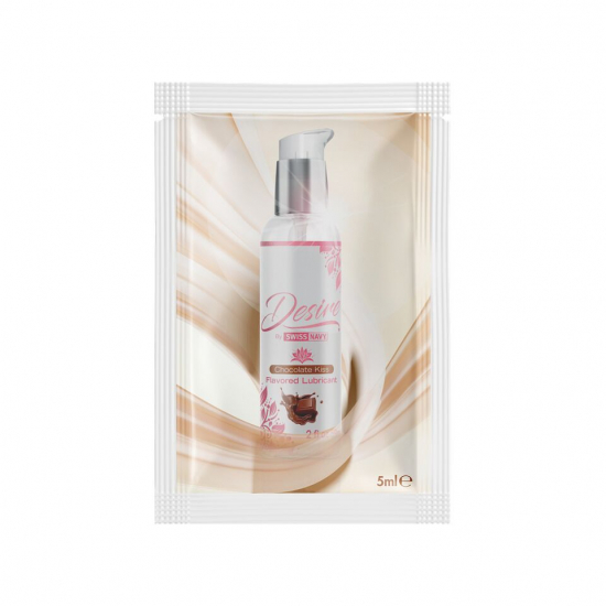 Пробник лубриканта на  водній основі Desire by Swiss Navy Chocolate Kiss 5 мл