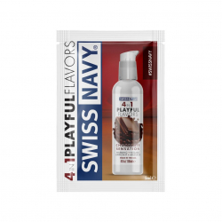 Распродажа!!! Пробник Swiss Navy  4 in 1 Chocolate Sensation 5 мл (срок 07.02.2024)