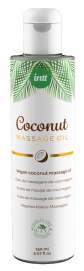 Распродажа!!! Массажное масло Intt Coconut Vegan 150 мл (срок 01.2026)