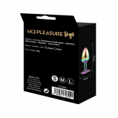 Металева анальна пробка MAI Attraction Toys №72 Rainbow
