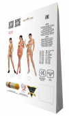 Бодістокінг у дуже велику сітку Passion BS091 black, з доступом