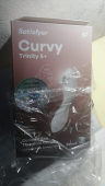 Вакуумный смарт-стимулятор с вибрацией Satisfyer Curvy Trinity 5 (White) (мятая упаковка!!!)