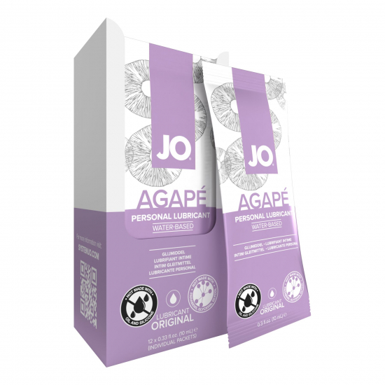 Набір лубрикантів Foil Display Box – JO Agape Lubricant – 12 × 10ml